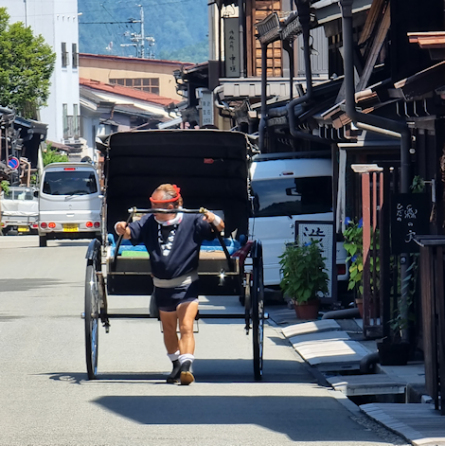 In den Straßen von Takayama