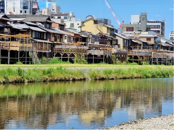 Am Kamogawa Fluss