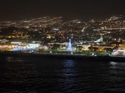 Funchal beleuchtet zu Weihnachten